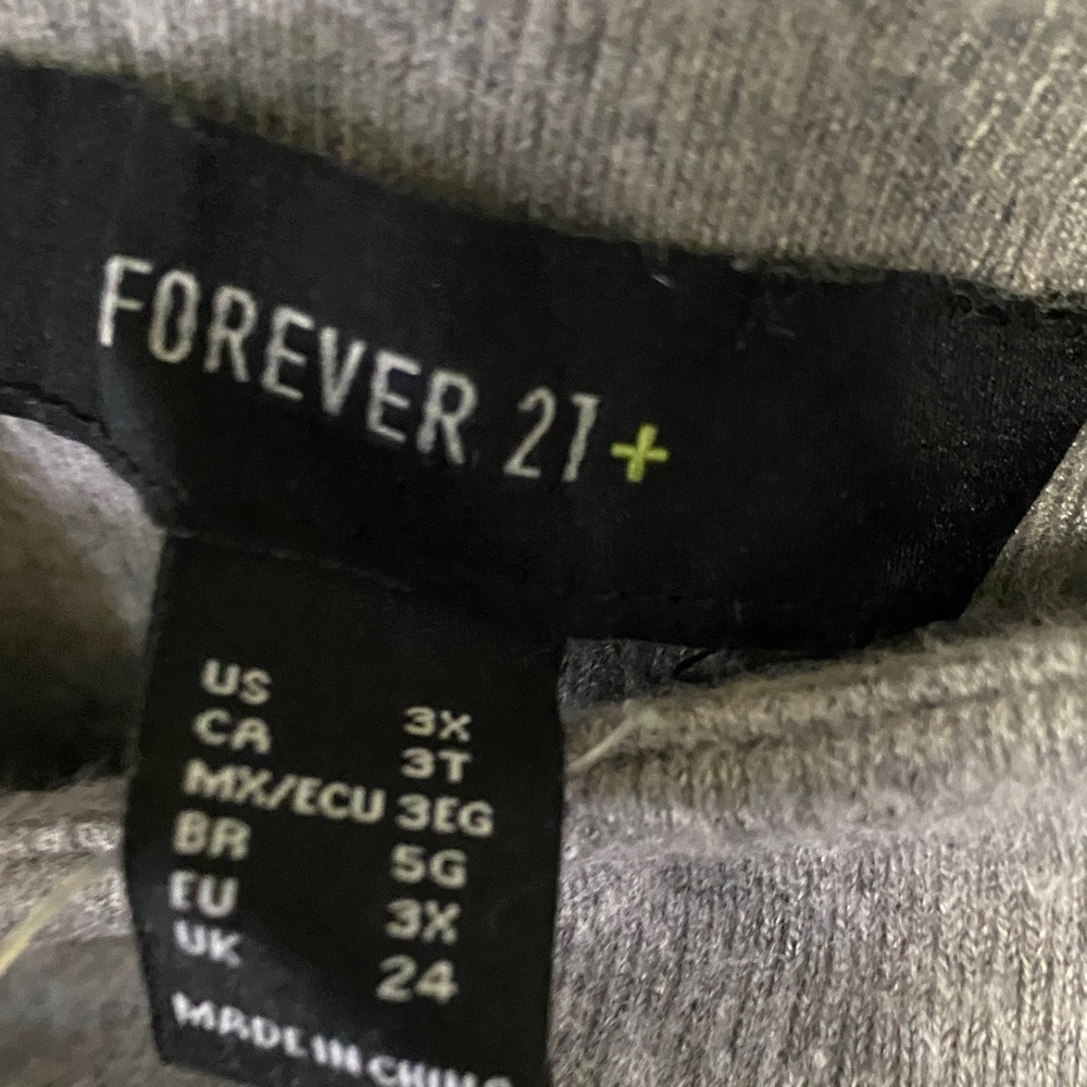 Forever 21 • Heather Gray• Jumpsuit • 3X - Picture 2 of 6